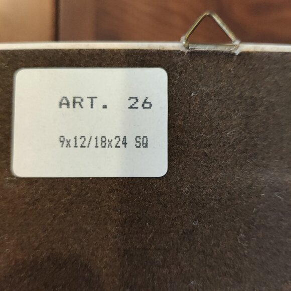 Hand Painted in Gold Lithograph imported from Italy - Picture 8 of 8